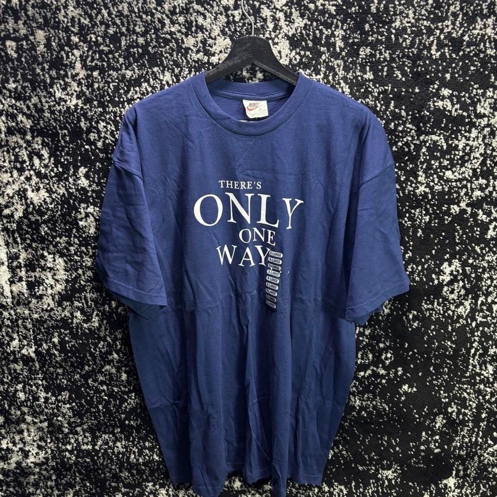 Vintage NWT Nike Golf " There's Only One Way The FairWay " Graphic T Shirt